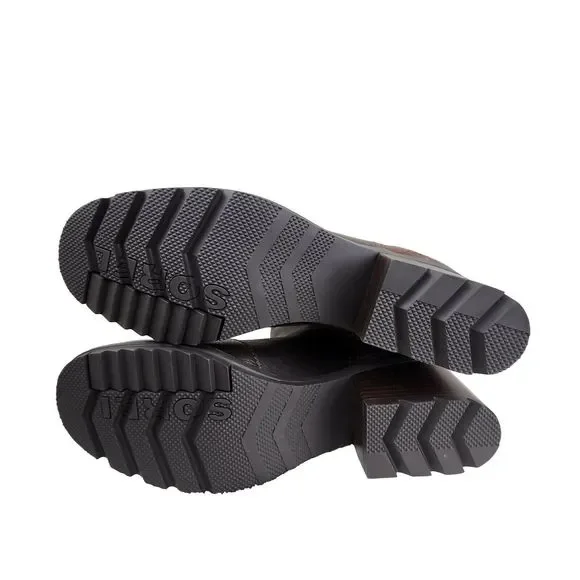 Sorel Cate Tall Brown Leather Waterproof Knee High Zip Women's Boots Size 10.5 - Picture 9 of 12